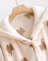 Chemise de nuit chaude polaire -