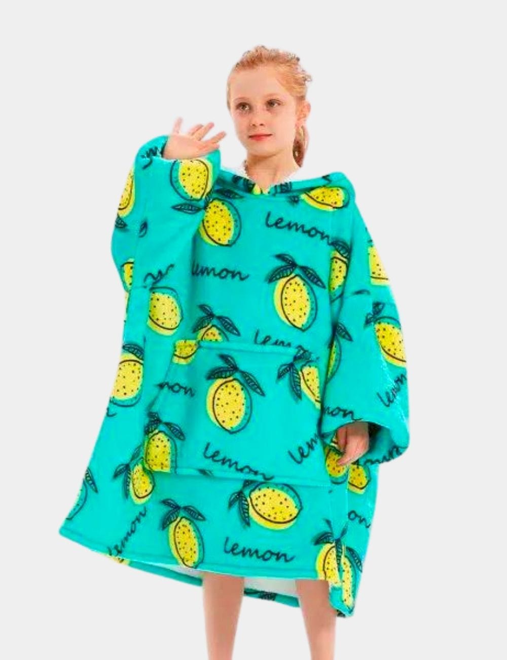 Sweat Plaid Enfant Plaid À Capuche Enfant Lemon / (Longueur 109cm)