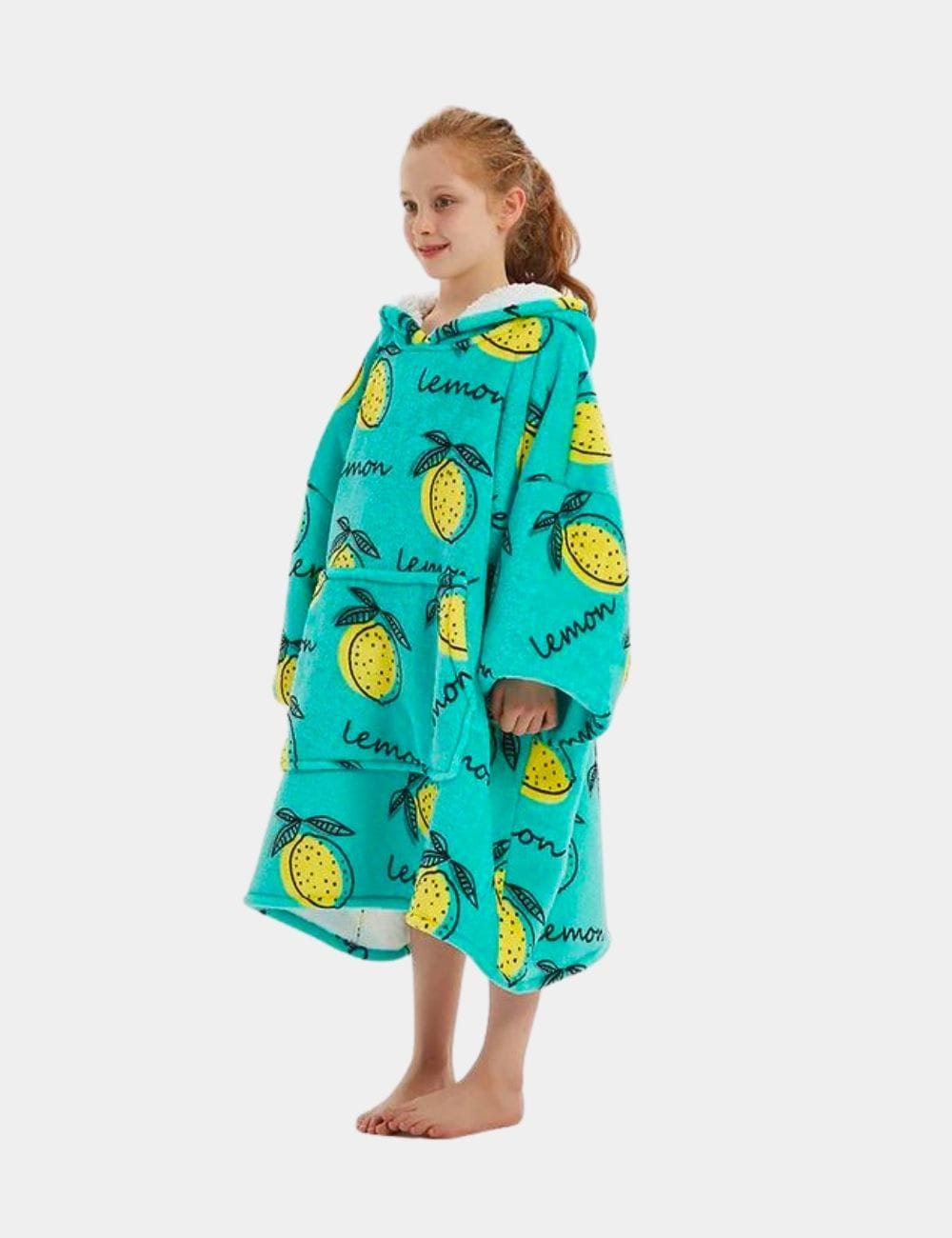 Sweat Plaid Enfant Plaid À Capuche Enfant Lemon / (Longueur 109cm)
