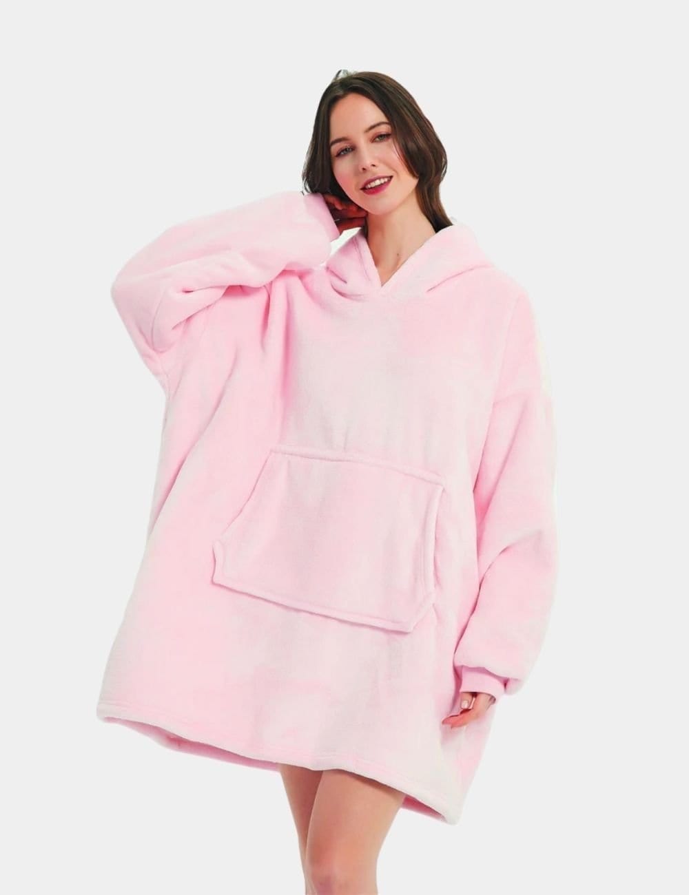 Poncho Pluie Polaire - Rose