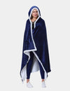 Poncho Polaire Long - Bleu-Marine