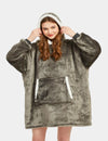 Poncho Polaire Maison - Gris