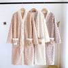 Robe de chambre peluche femme -