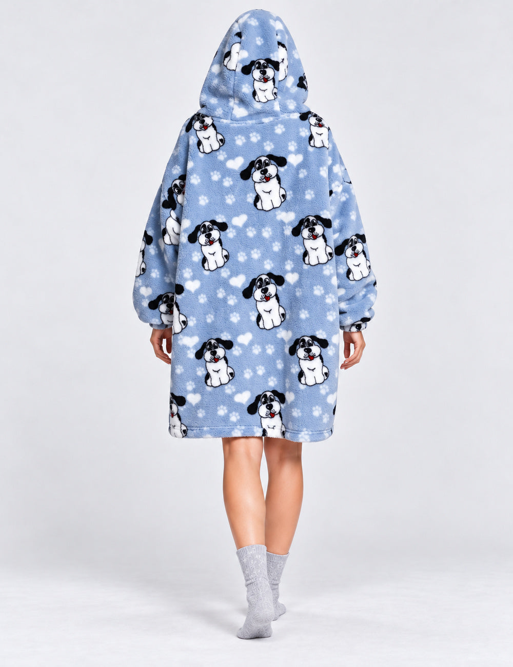 Kloody Dogy vu de dos, coupe ample et motif chien sur le dos et la capuche