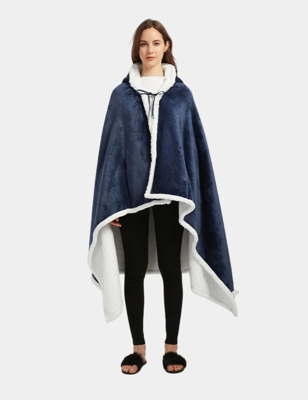 Poncho Polaire d'Intérieur Femme