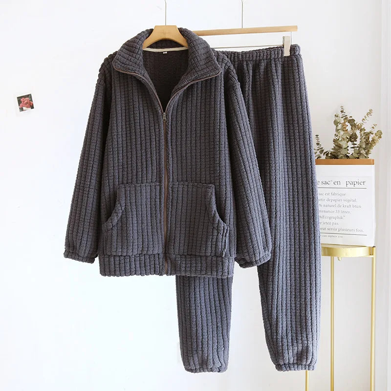 Pyjama molleton homme