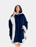 Cape Poncho Polaire Bleu Marine The Kloody®