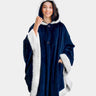 Cape Poncho Polaire Bleu Marine The Kloody®