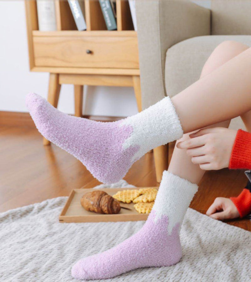 Chaussette chaude femme