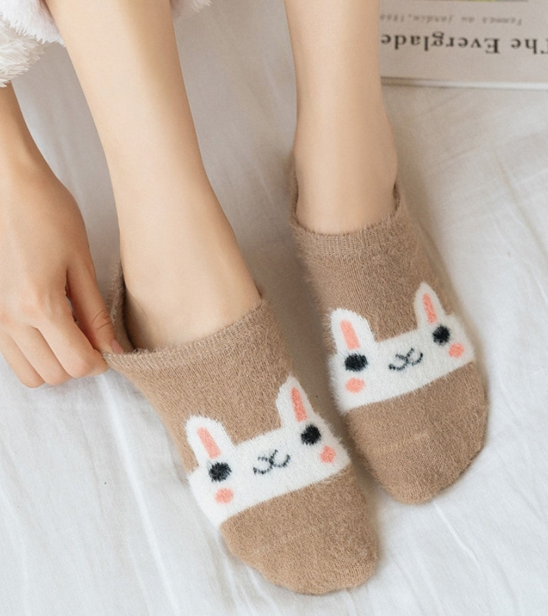 Chaussette Pilou Pilou lapin beige