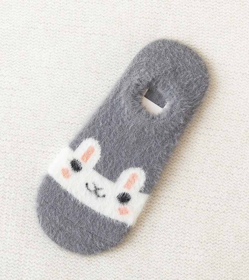 Chaussette Pilou Pilou lapin gris