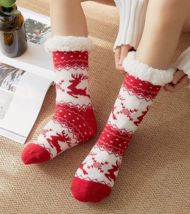 Chaussettes antidérapantes Noël