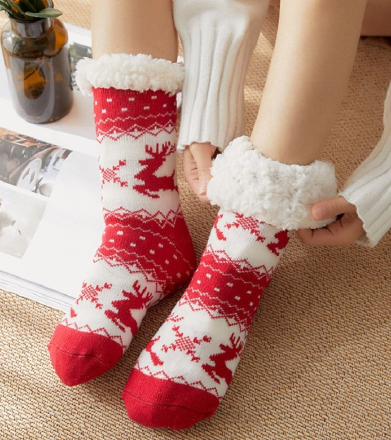 Chaussettes antidérapantes Noël