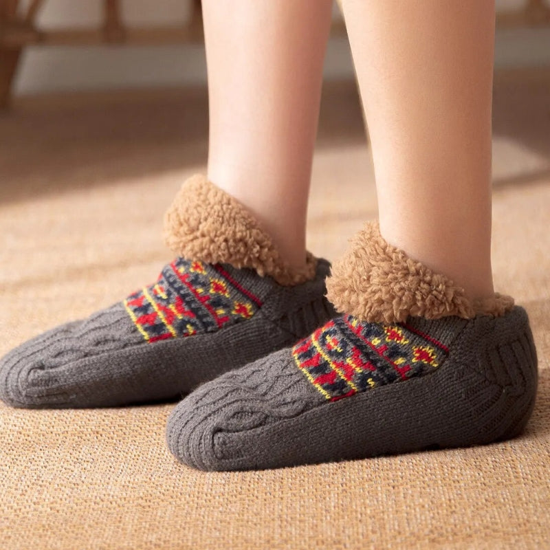 Chaussettes chaussons antidérapantes homme Pilou Pilou