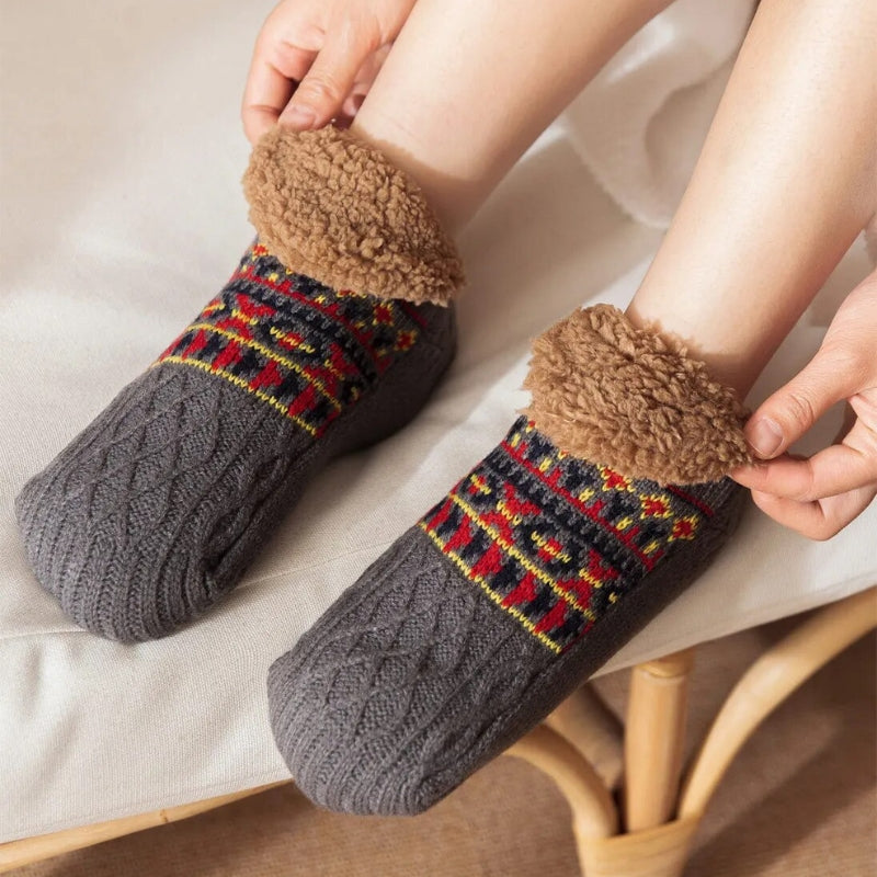 Chaussettes chaussons antidérapantes homme Pilou Pilou