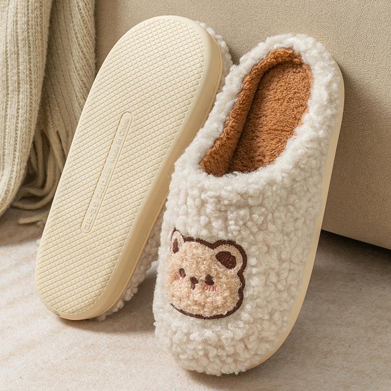 Chausson peluche adulte
