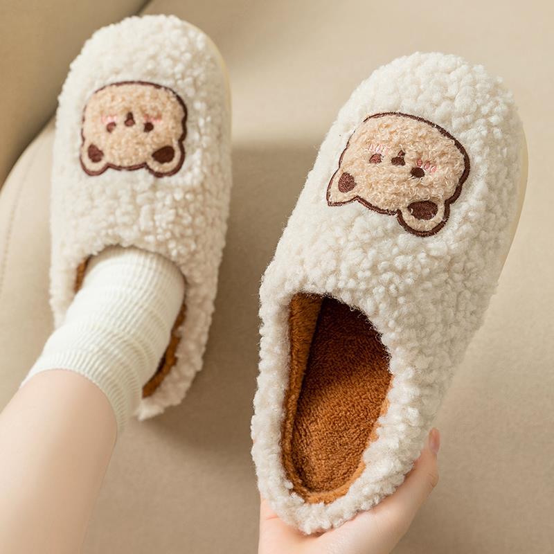 Chausson peluche adulte