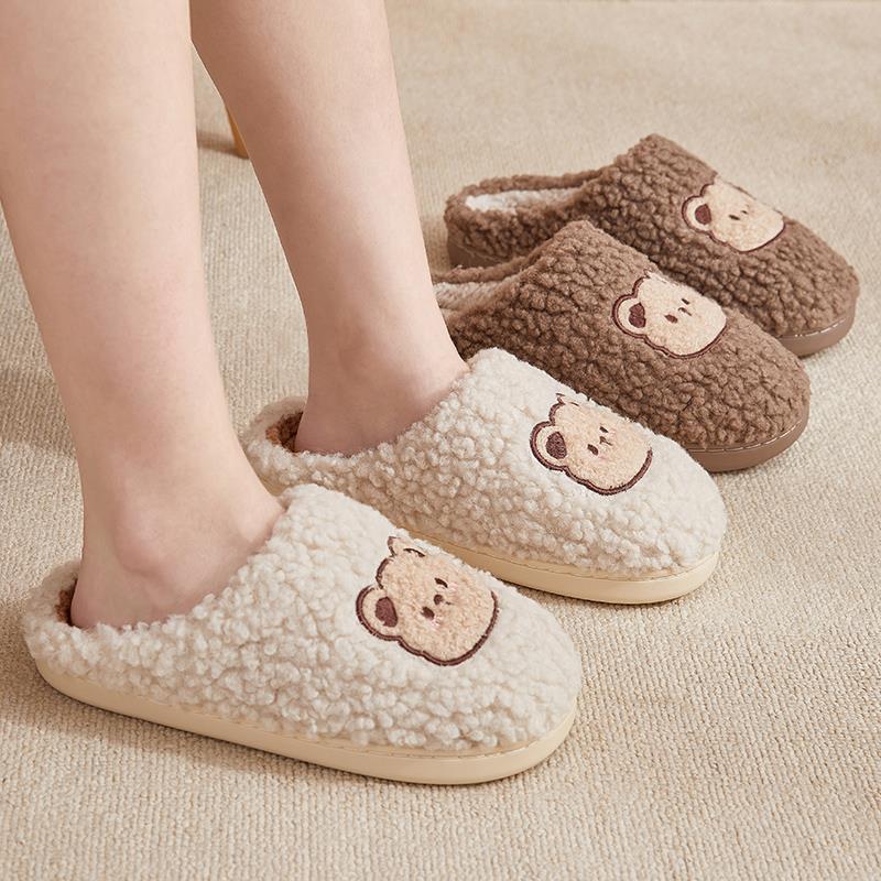 Chausson peluche adulte