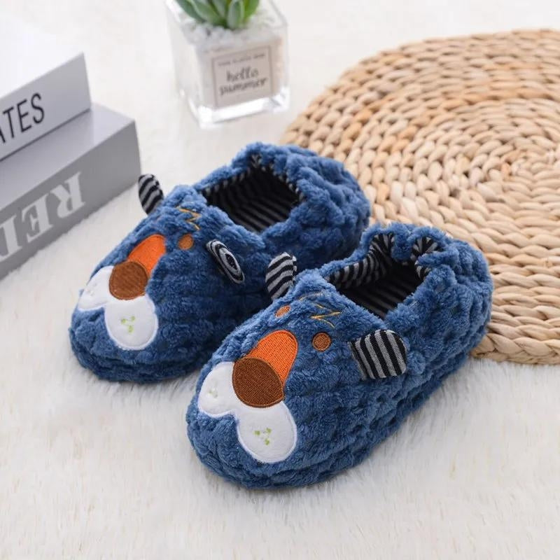 Chaussons fourrés bébé garçon Pilou Pilou