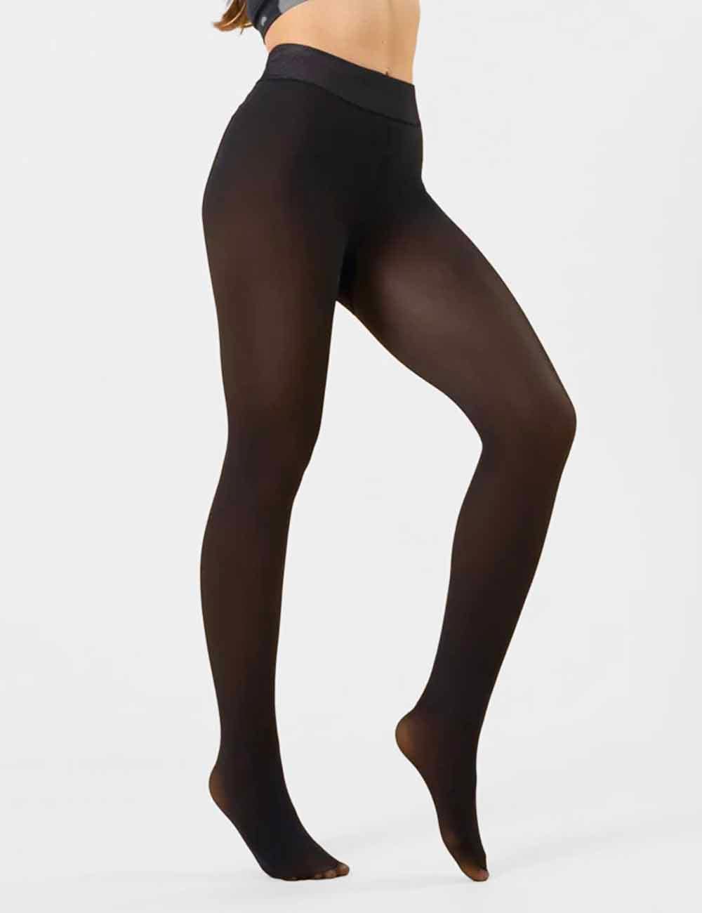 Collant Coeur Doublé Polaire | Les Petits Imprimés Collant Coeur Doublé Polaire | Les Petits Imprimés