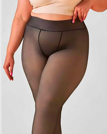 Collant Polaire Femme Grande Taille