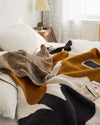 Couverture fausse fourrure