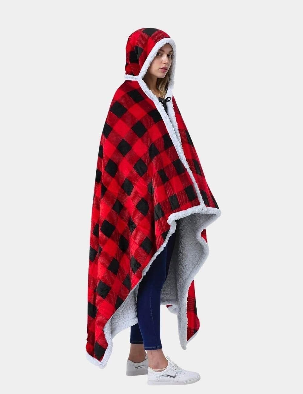 Couverture Poncho Polaire