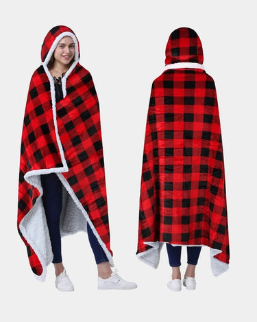 Couverture Poncho Polaire Tartant The Kloody®