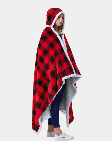 Couverture Poncho Polaire Tartant The Kloody®