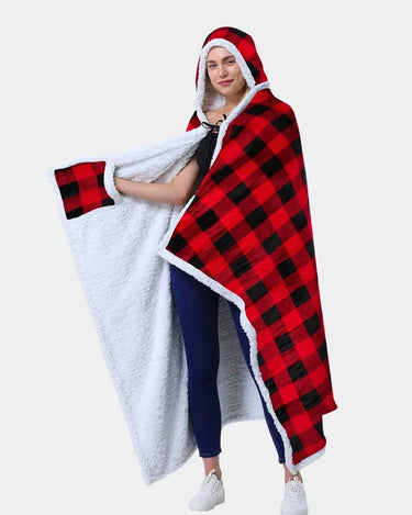 Couverture Poncho Polaire Tartant The Kloody®