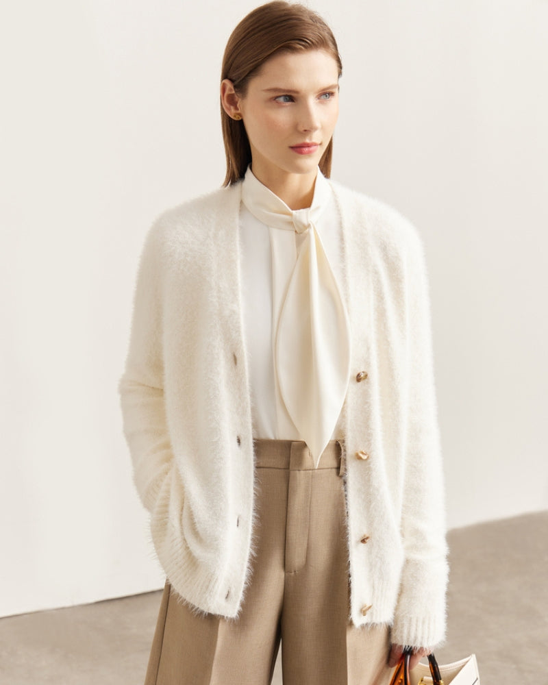 Gilet doux femme