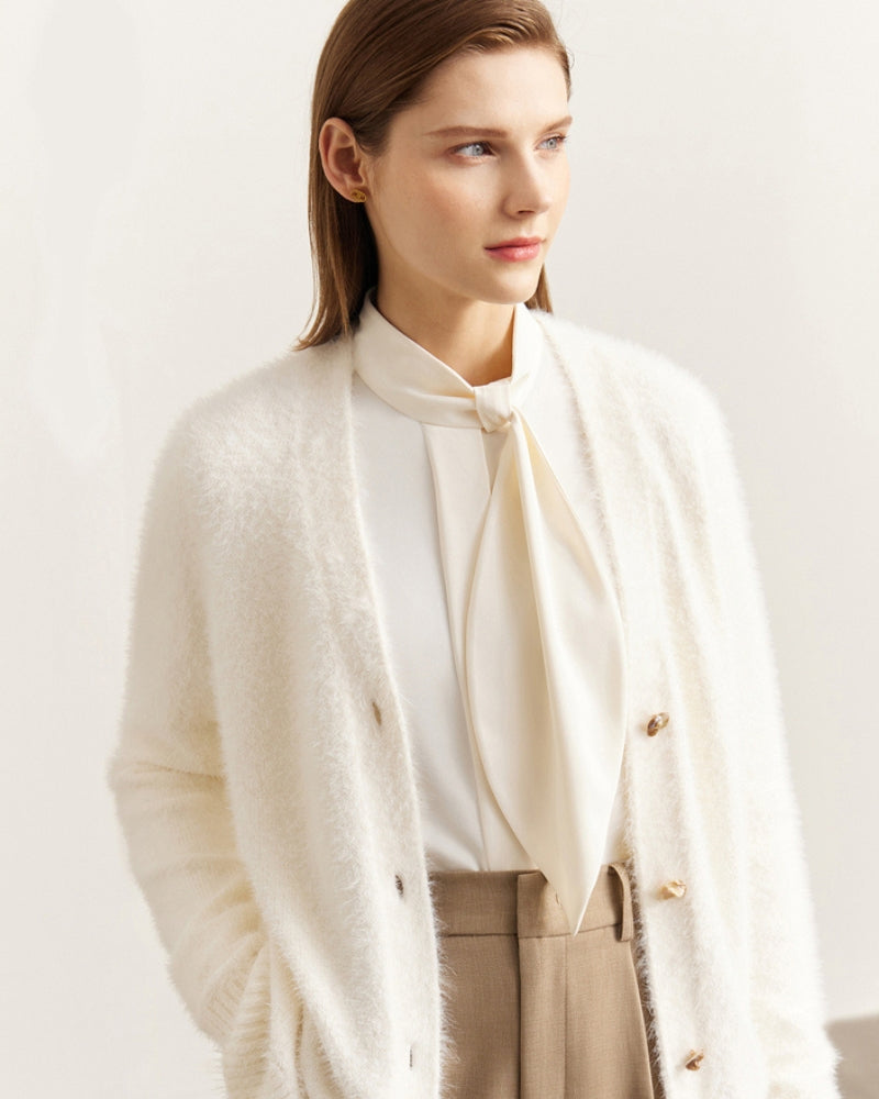 Gilet doux femme