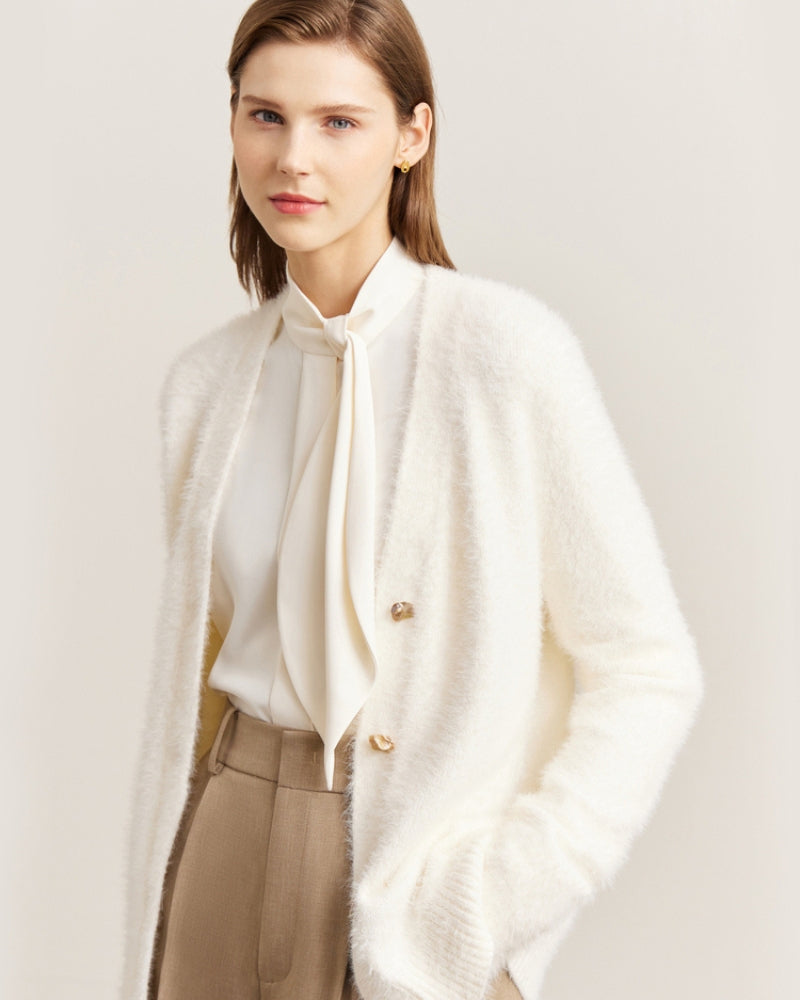 Gilet doux femme