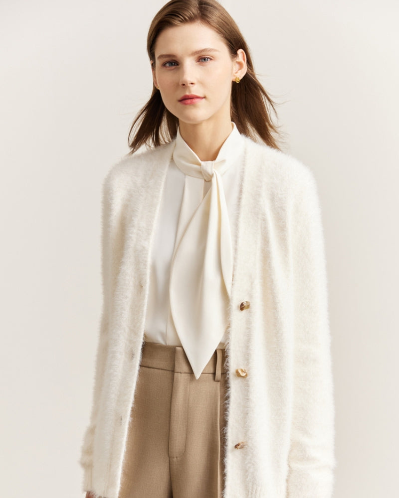 Gilet doux femme