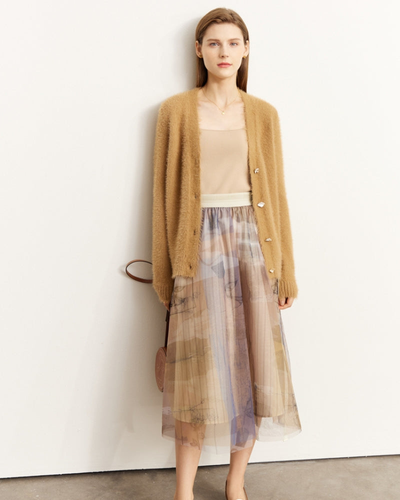 Gilet mouton femme