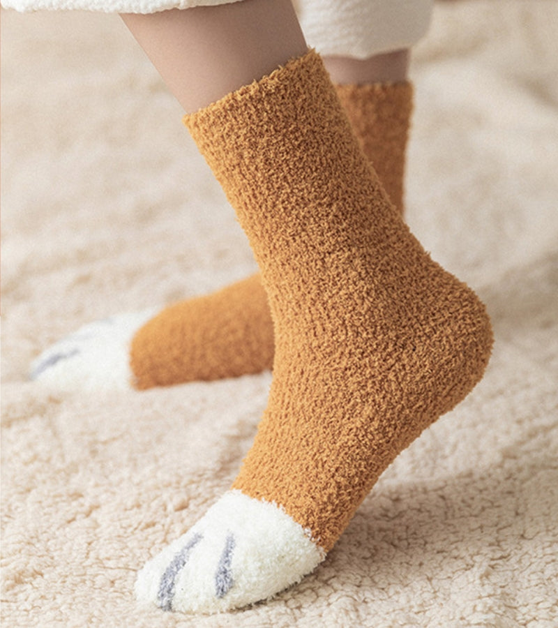 Grosse chaussette en laine