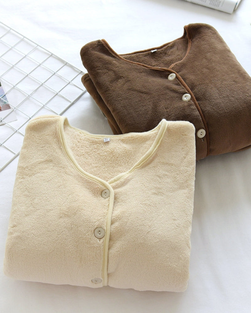 Haut de pyjama manche longue femme Pilou - 