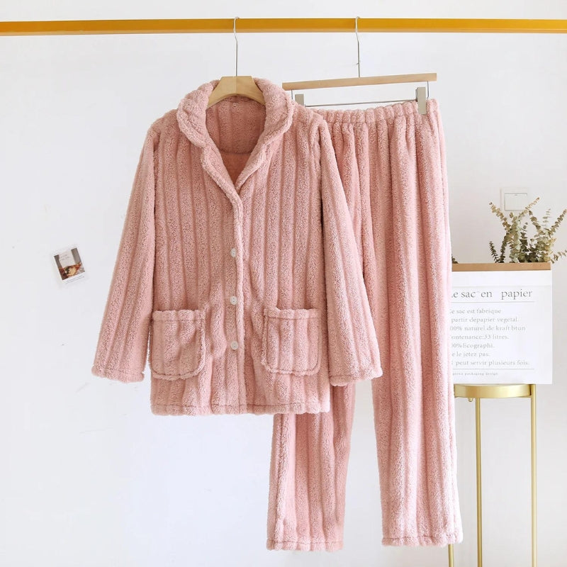 Ensemble pyjama polaire femme - 