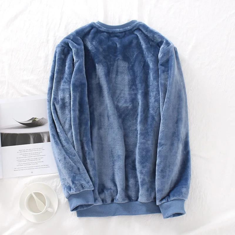 Haut de pyjama homme Pilou bleu