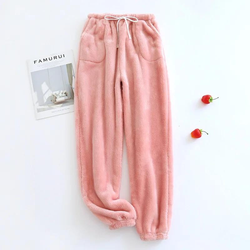 Pantalon pyjama polaire femme - 
