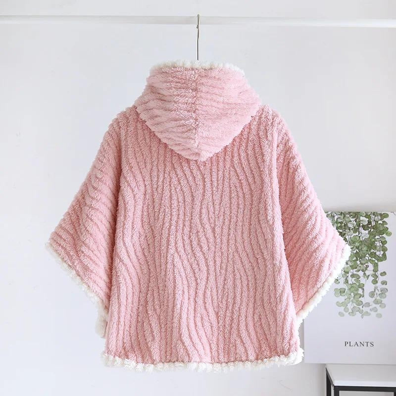 Poncho polaire femme pyjama - 