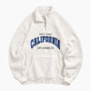 Pull blanc duveteux