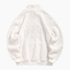 Pull blanc duveteux