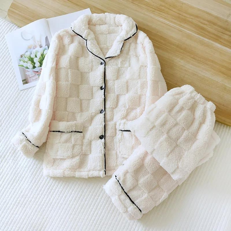 Pyjama à carreaux femme Pilou Pilou - 