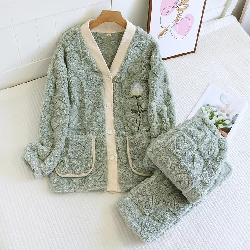 Pyjama coeur femme Pilou Pilou - 