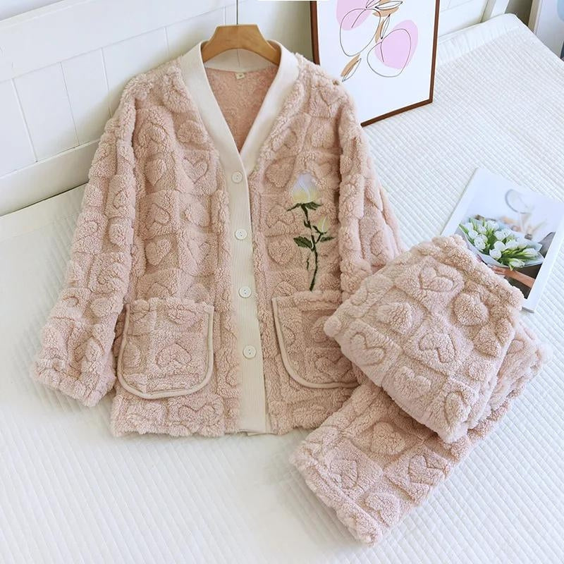 Pyjama coeur femme Pilou Pilou - 