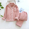 Pyjama femme chaud et élégant - Pink-XL