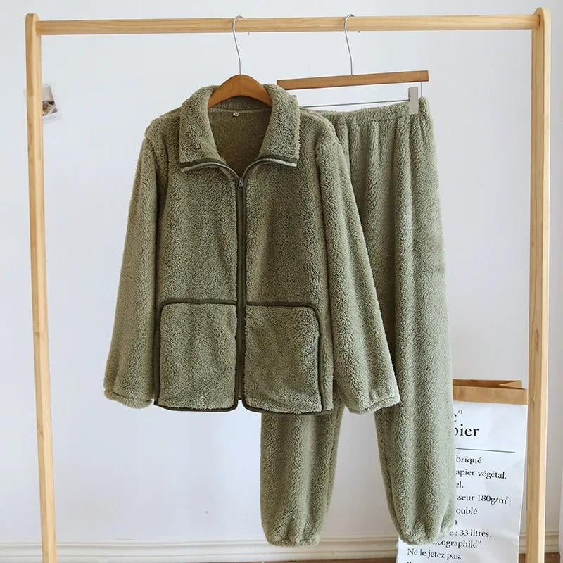 Pyjama femme hiver chaud - XL