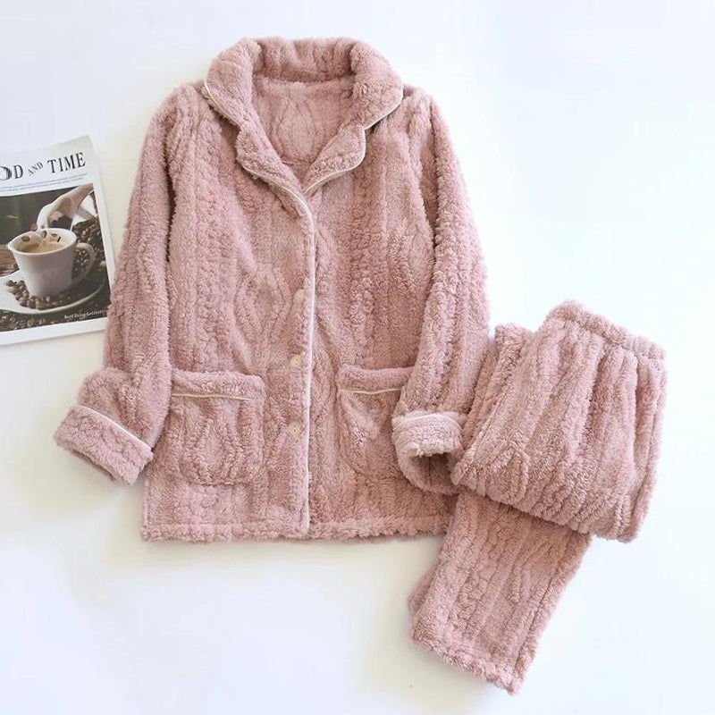 Pyjama sherpa femme - XL