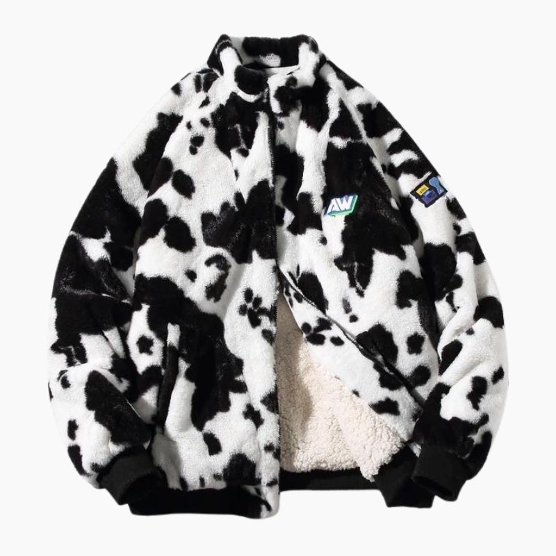 Veste duveteuse femme